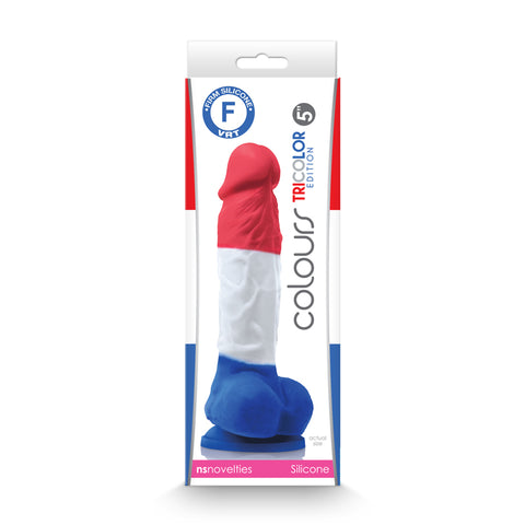 Colours Pleasures Tricolor 5 Inch Dildo