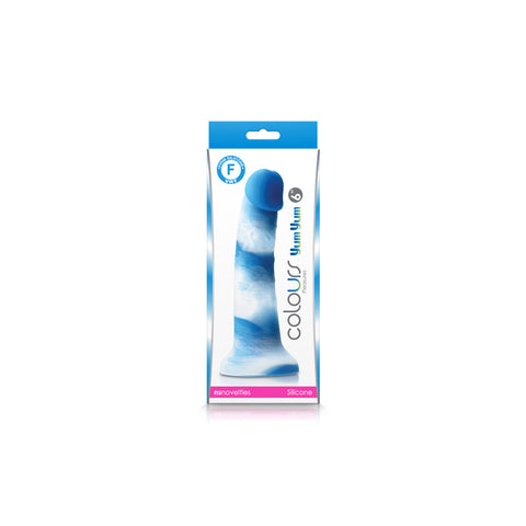 Colours Pleasures Yum Yum 6 Inch Dildo Blue