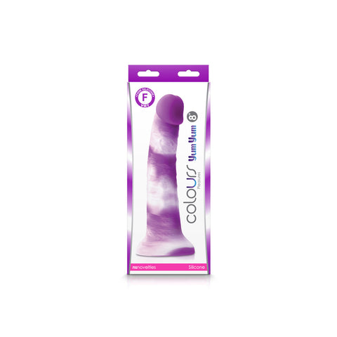 Colours Pleasures Yum Yum 8 Inch Dildo Purple