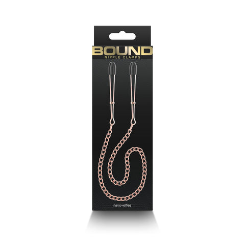 Bound Nipple Clamps Dc3 Rose Gold