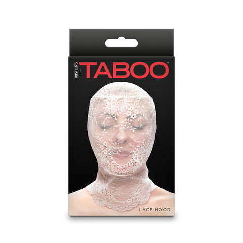 Hustler's Taboo Lace Hood White