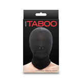 Hustler's Taboo Zippered Mouth Hood Black