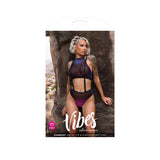 Stardust Halter Top & Suspender Bottoms S/M