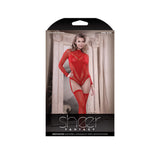 Infatuation Open Back Long Sleeve Teddy Bodystocking