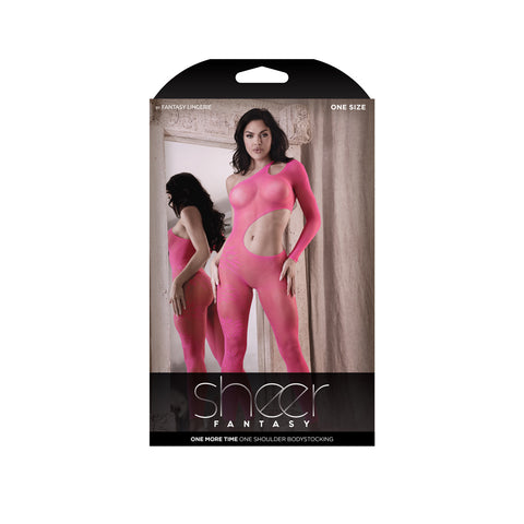 One More Time One Shoulder Bodystocking