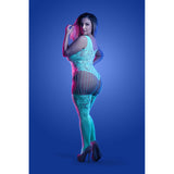 Illuminate Crotchless Teddy Bodystocking Queen Size