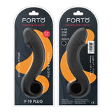 F-19: 100% Silicone Plug O/S Black