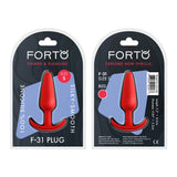 F-31: 100% Silicone Plug Small Red
