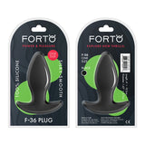 F-36: Silicone T Plug O/S Black