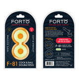 F-81: Double Ring Liquid Silicone 44Mm Glow