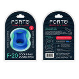 F-20: Balls Stretcher Liquid Silicone 50/67Mm Blue