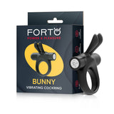 Bunny Vibrating Cockring Black