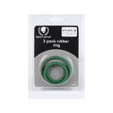 Rubber C-Ring Set 1.25 1.5 2 Inch - Green