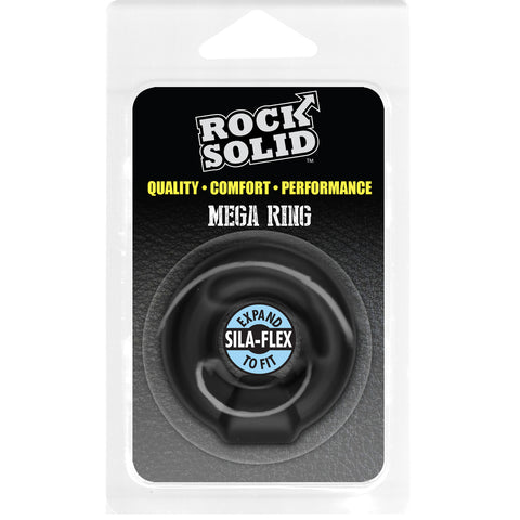 Rock Solid Mega Ring Black