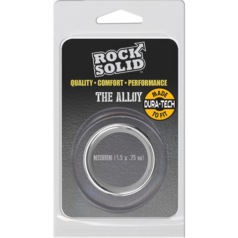 Rock Solid Brushed Alloy Medium Silver