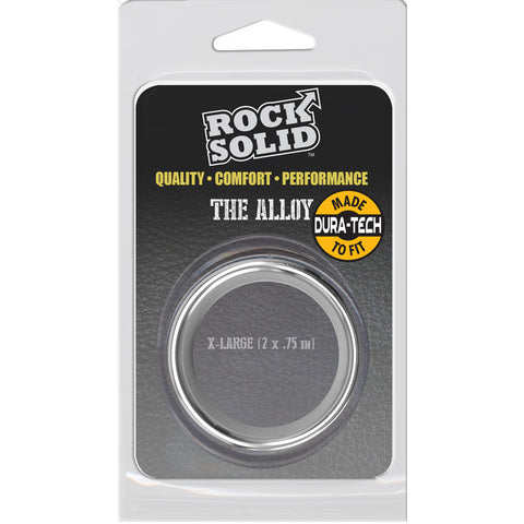 Rock Solid Brushed Alloy X-Large Silver