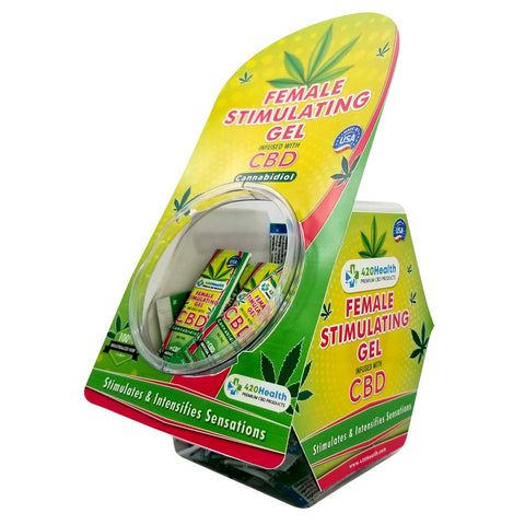 420 Health Cbd Stimulating Gel Smaple Packet 50Ct