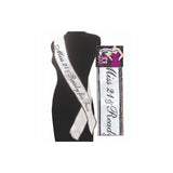 Miss 21 And Ready For Fun Sash