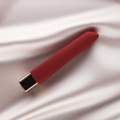 Quinn 10 Modes Silicone Bullet Vibrator Red