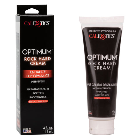 Optimum Rock Hard Cream Desensitizer 4 Oz. Boxed