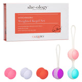 She-Ology Interchangeable Weighted Kegel Set