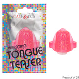 Foil Pack Vibrating Tongue Teaser Prepack Of 24 Pink
