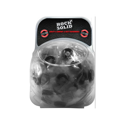 Rock Solid Donut C-Ring Clambowl 100Pc Black