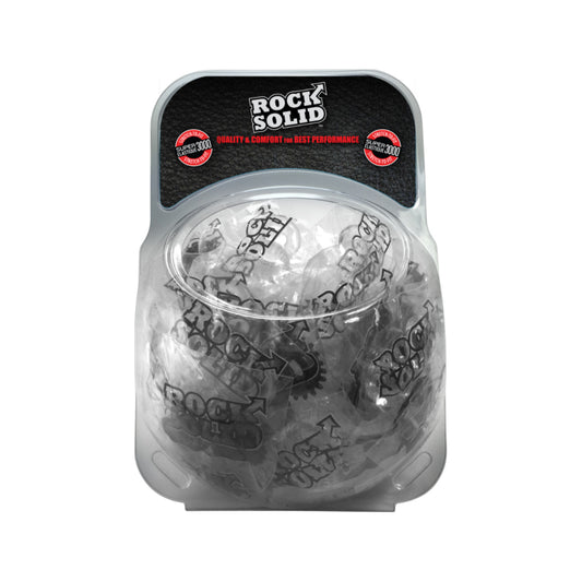 Rock Solid 2 Pack C-Ring Set 25/25 Clambowl 50Pc Black/ Clear