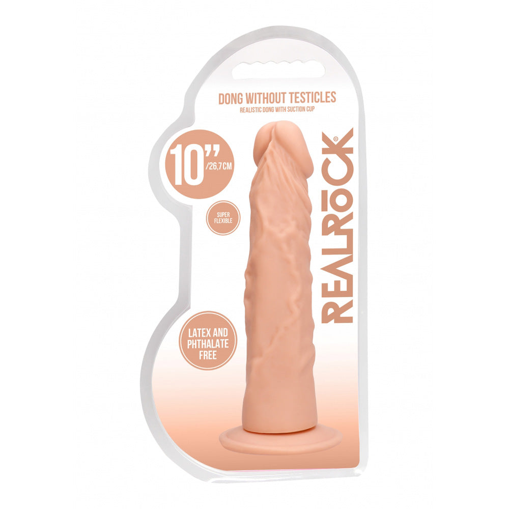 Realrock Dong Without Testicles 10 Inch Flesh