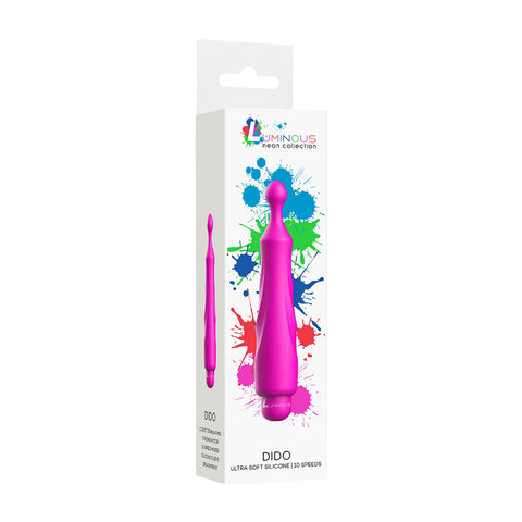 Luminous Dido Abs Bullet With Silicone Sleeve 10-Speeds Fuchsia