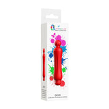 Luminous Demi Abs Bullet With Silicone Sleeve 10-Speeds Red