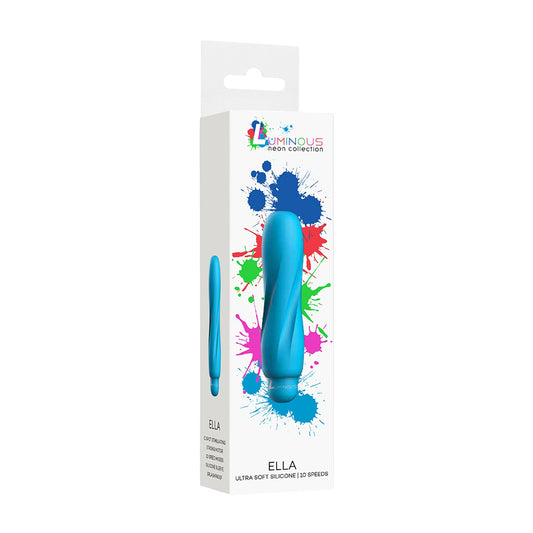 Luminous Ella Abs Bullet With Silicone Sleeve 10-Speeds Turquoise