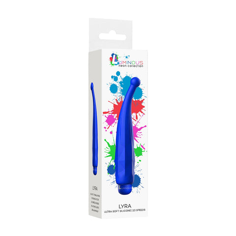 Luminous Lyra Abs Bullet With Silicone Sleeve 10-Speeds Royal Blue