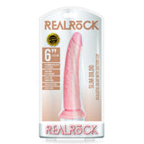 Slim Realistic Dildo Without Balls With Suction Cup 6 inch Flesh