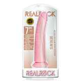 Slim Realistic Dildo Without Balls With Suction Cup 7 inch Flesh