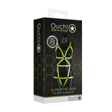 Ouch! Full Body Harness Glow In The Dark L/Xl