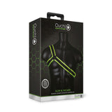 Ouch! Gladiator Harness Glow In The Dark S/M