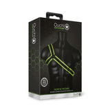 Ouch! Gladiator Harness Glow In The Dark L/Xl