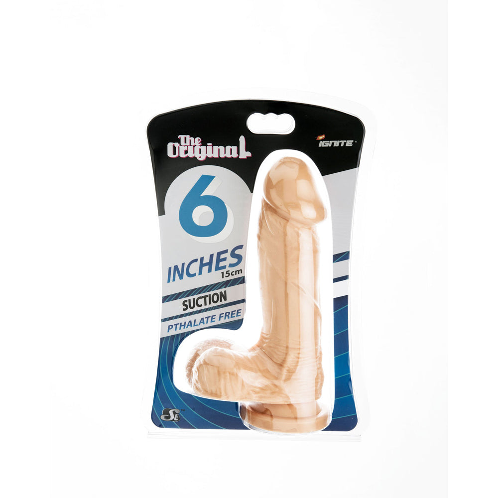 6 Inch Cock & Balls W/ Suc Cup