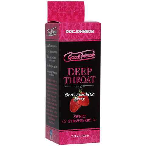 Goodhead - Deep Throat Spray - Sweet Strawberry