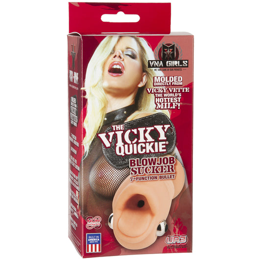 Signature Strokers The Vicky Quickie Ultraskyn Blowjob Sucker Vanilla