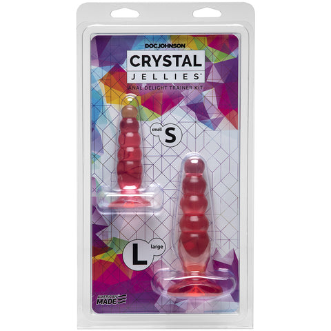 Crystal Jellies - Anal Delight Trainer Kit Pink
