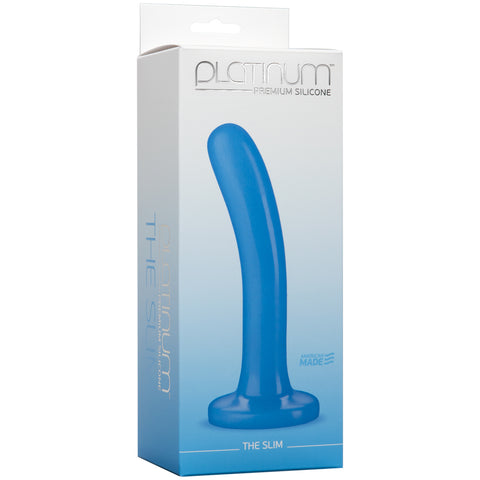 Platinum Premium Silicone The Slim Blue