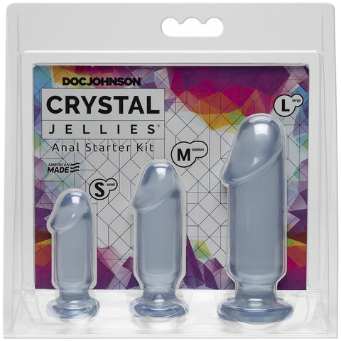 Crystal Jellies Anal Starter Kit Clear