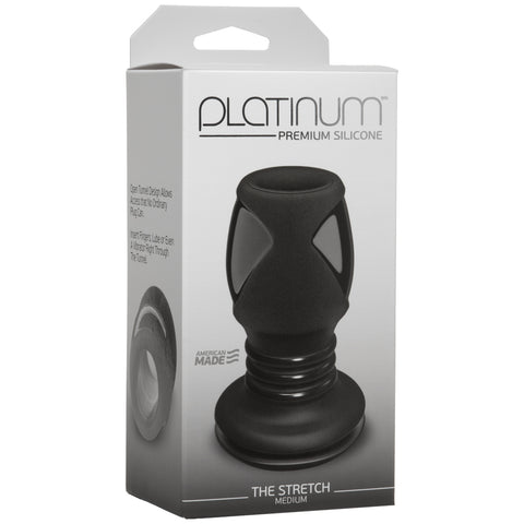 Platinum Premium Silicone The Stretch Medium Black