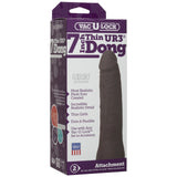 Vac-U-Lock- 7 Inch Thin ULTRASKYN Dong - Chocolate