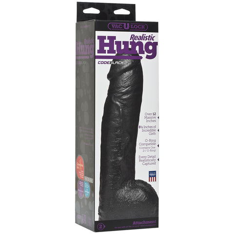 Vac-U-Lock Codeblack - Realistic Hung