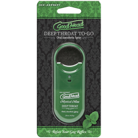 Goodhead Deep Throat Spray To-Go &ndash; Mystical Mint - .33 oz.