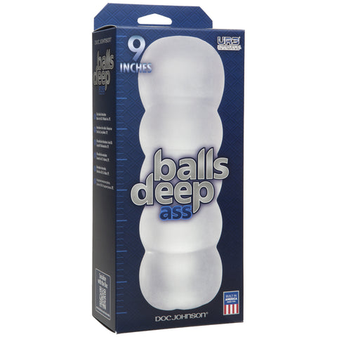 Balls Deep - ULTRASKYN 9 Inch Stroker - Ass - Frost