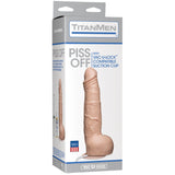 Titanmen Pissoff Squirting Cock With Removable Vac-U-Lock Suction Cup Vanilla